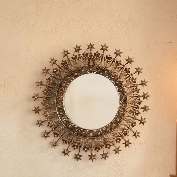 12โ Starry Crown Mirror (small) * - Picture 2 of 13